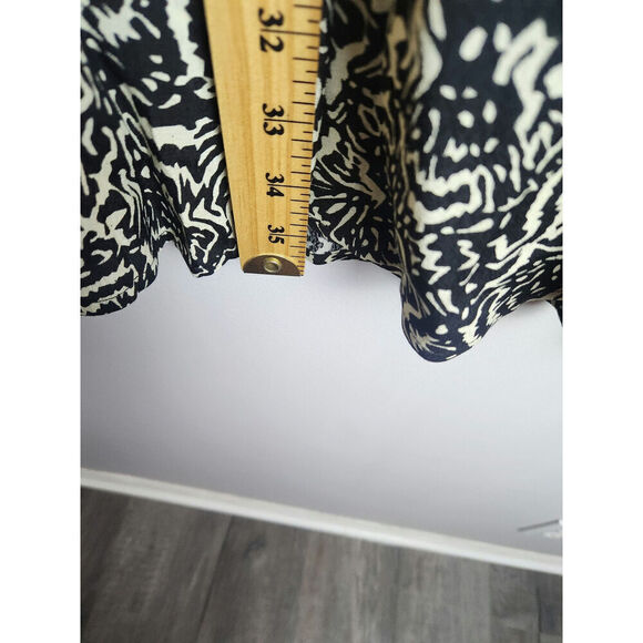 BA&SH Lia printed pleated crepe mini dress sz 8 3/4 sleeve beachy festival boho - Picture 12 of 12